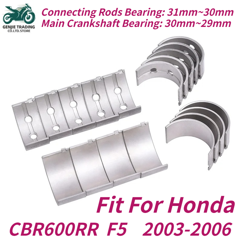 Motorcycle Crankshaft - Biela y Cojinete Principal del Cigüeñal