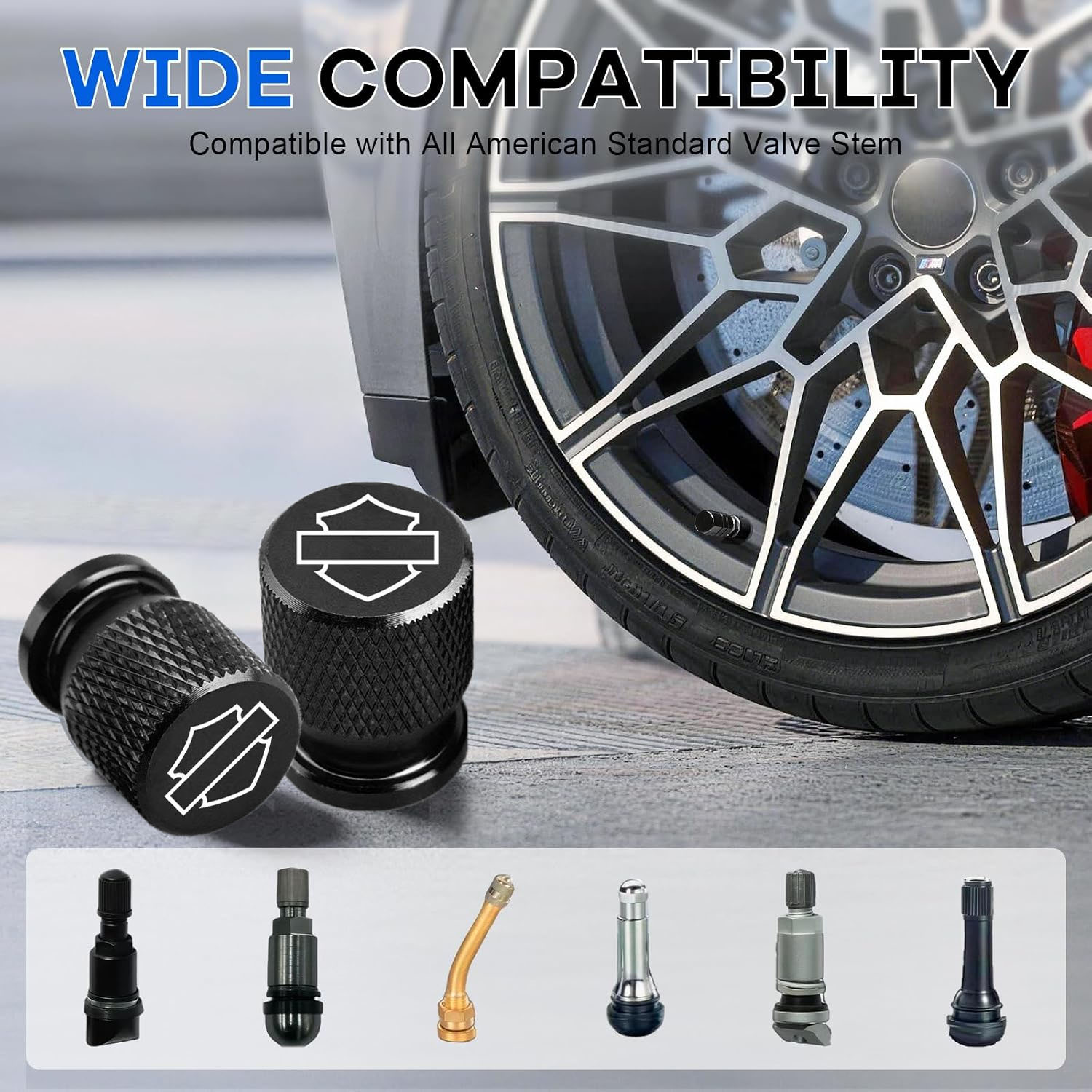 Tapones de válvula de rueda de - Motorcycle Valve Cover reseña y precio