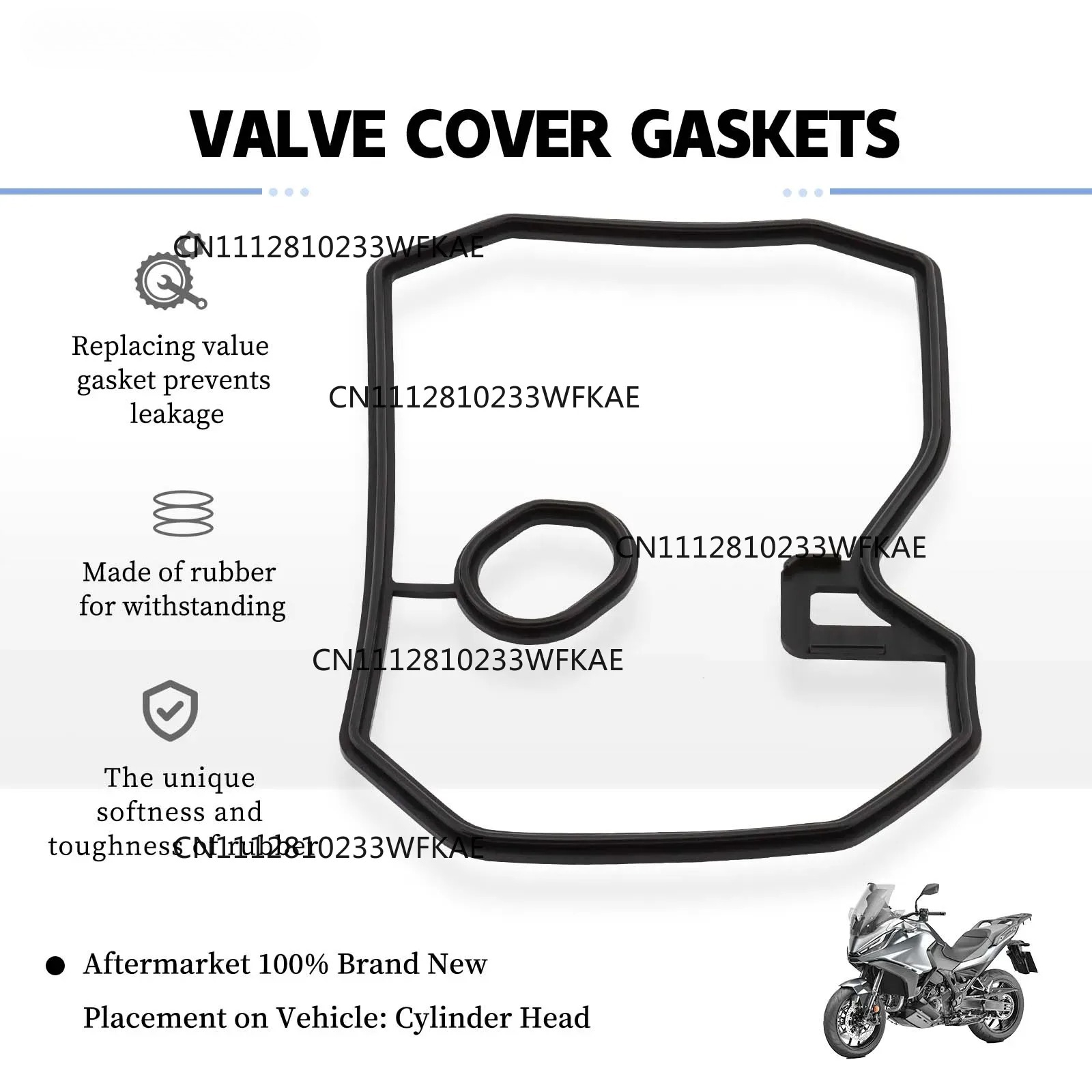 Junta de la tapa de la culata  - Motorcycle Gasket reseña y precio